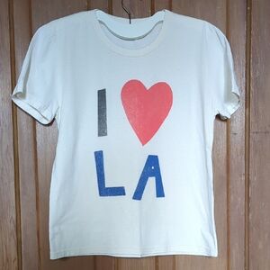 Imogene Willie I Heart LA Tee Size XS